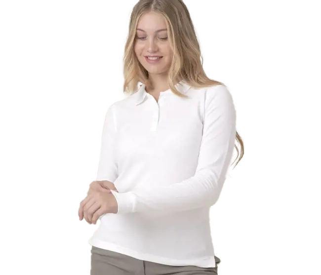 Longsleeve Polo Woman Medium Fit