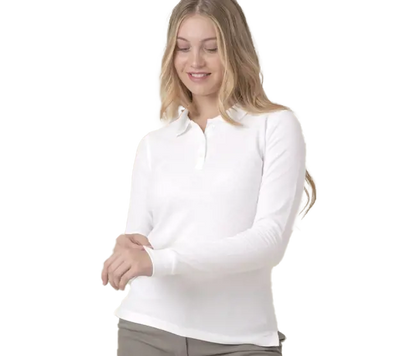 Longsleeve Polo Woman Medium Fit